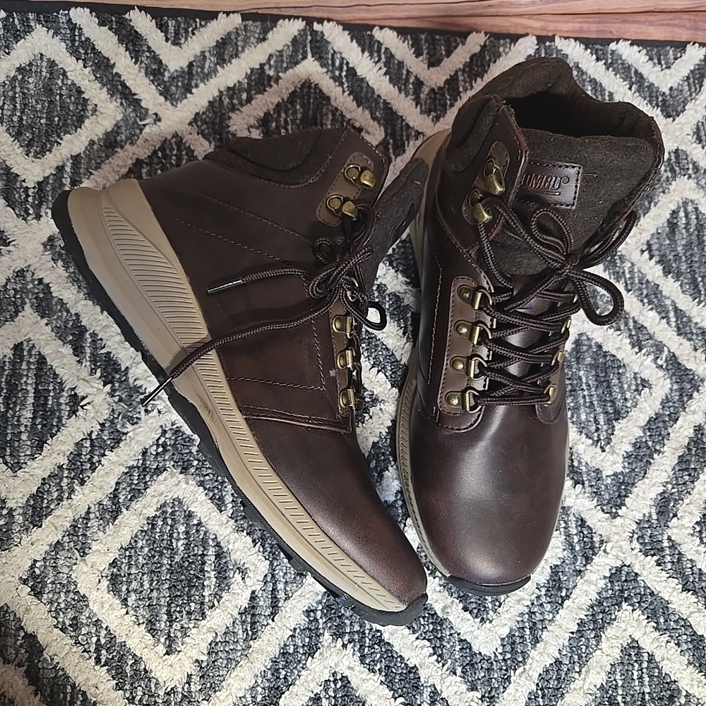 Khombu Dark Brown Men's Boots